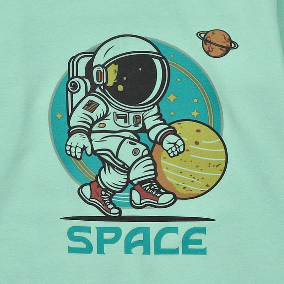 KAR-1006/PIS Jungenbluse mit langen Ärmeln Lagarto Verde Pistazie