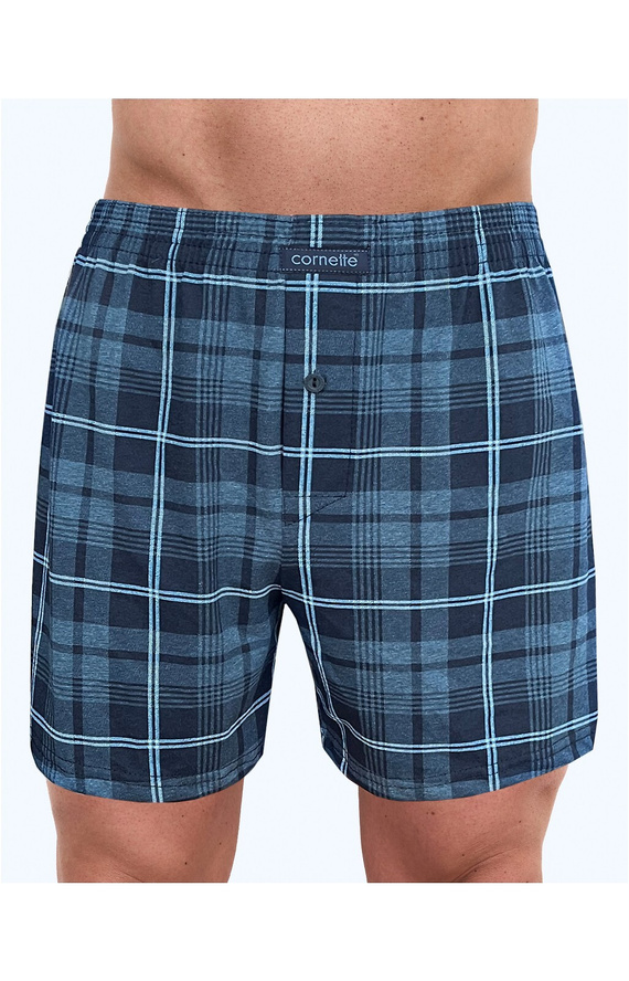 Bunte 3er-Pack lockere Herrenboxershorts aus Baumwolle Cornette 945/13