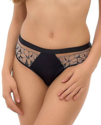 2512 Lupoline Damenhöschen - schwarz beige