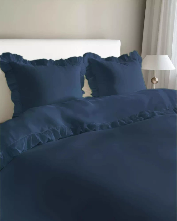 Pure 23 Bettwäsche aus einfarbiger Baumwolle, Detexpol-Denim