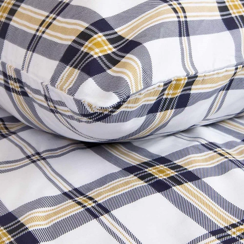 71482/1 Karierte Baumwollbettwäsche Cottonlove Darymex