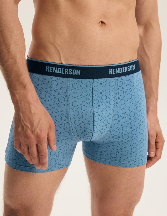 Henderson 44515 Brex2 Herren Boxershorts 2er-Pack Baumwolle mit breitem Logo-Bund