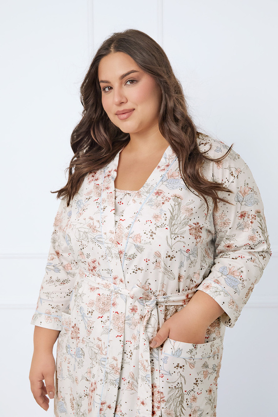 Solita Damenbademantel Italian Fashion - Druck