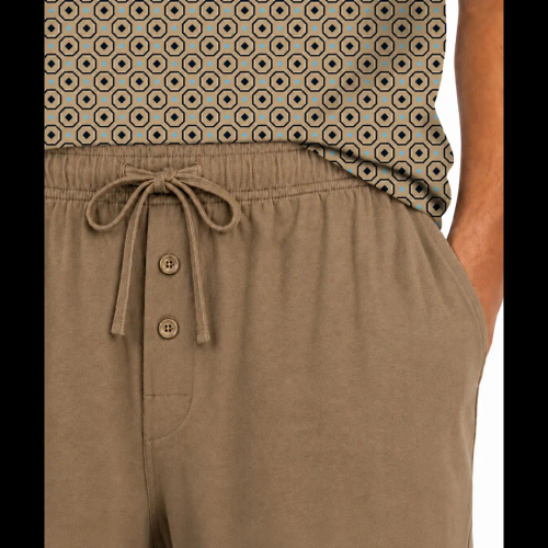 Sesto Senso 2723/02 Latte Herren Baumwoll-Pyjama Kurz 100% Baumwolle