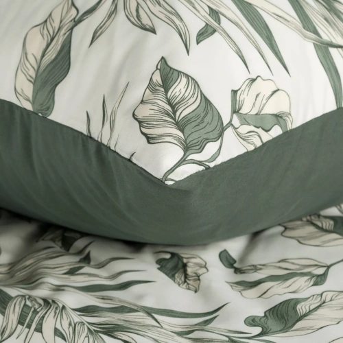 Bettwäsche Donna Design 91 Blumenmuster wendbar weich mit Reißverschluss