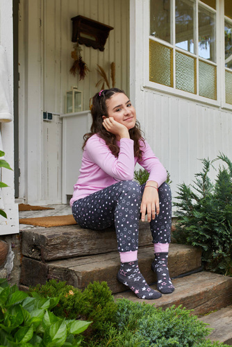 Antilia Pyjamas für Mädchen Italienische Mode - rosa/print