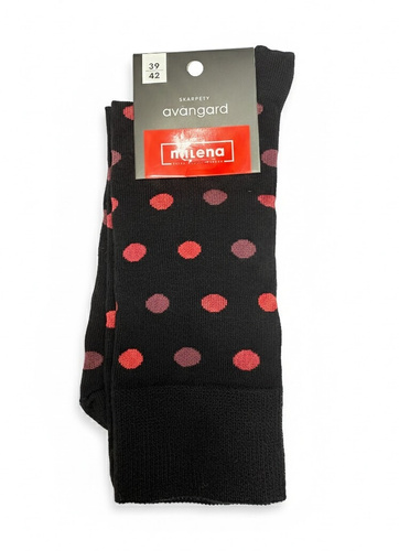 Elegante Herrensocken mit Punkten Milena 0125-132 – Baumwolle Premium, perfekte Passform, atmungsaktiv & maximaler Komfort für jeden Tag
