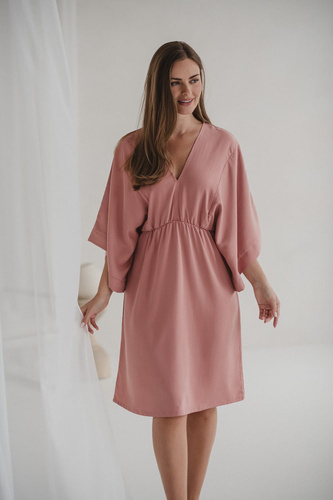Mama Zen Milk&Love Kräuterrose – Umstands- und Stillkleid aus Tencel