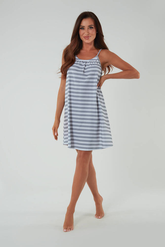 Bari Nachthemd, schmaler Träger Italian Fashion - Druck  