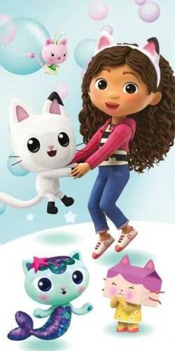 Cat House Strandtuch Jerry Fabrics blau