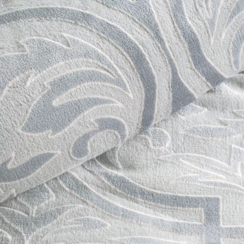 Flano 5 Velours-Bettwäsche, Euro-Vorhang-Ornamente, grau