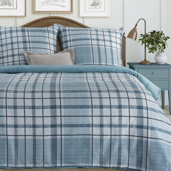 Eurofirany SPRING 95 Bettwäsche 100% Baumwollsatin Karo Oeko-Tex