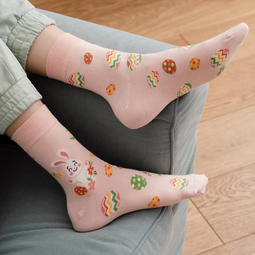 Art.136 Happy Ester Steven Damensocken – 132 rosa