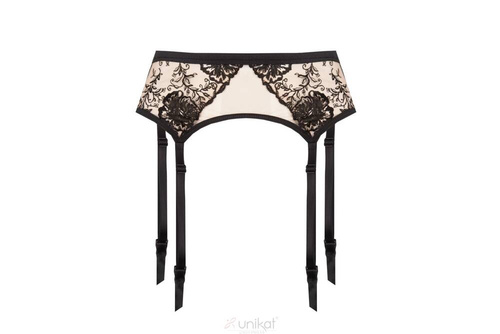 Saskia Unique schwarzer Strumpfgürtel