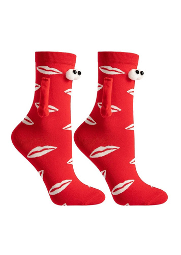 Socken Friends CSLW250-009 Moraj – Symbolische Socken mit 3D-Augen und magnetischen Händchen