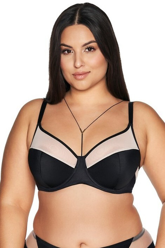 2135 Ava halbweicher, halb gepolsterter BH - schwarz