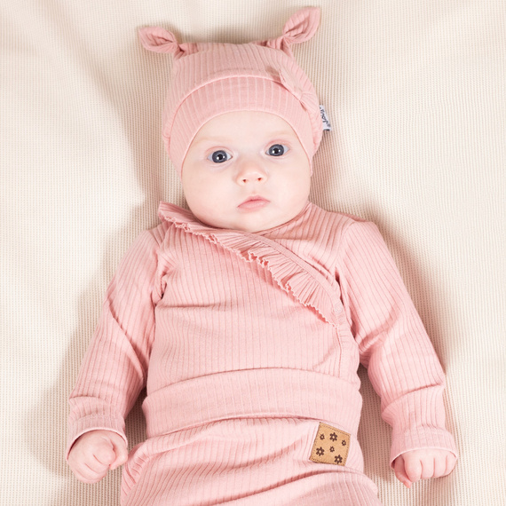 213102 Nelly Nicol Umschlag-Body mit langen Ärmeln