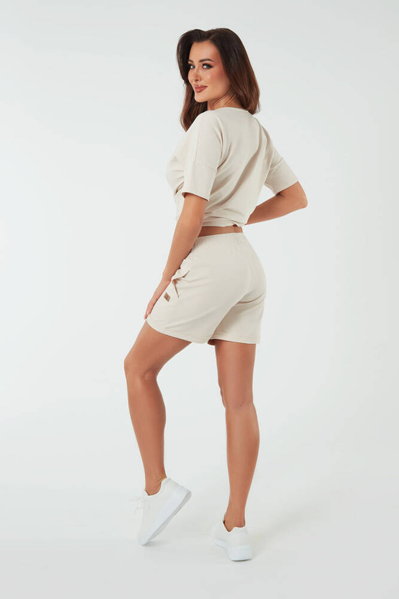 Madri Damen-Shorts Italian Fashion - beige