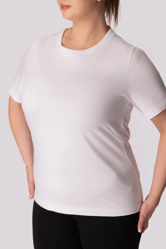 Regular Base Damen T-Shirt Mona weiß