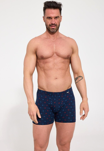 Herrenboxershorts Cornette Prime 904/139 Dunkelblau Baumwolle Enganliegender Schnitt