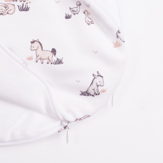 228043 Nicol FARMA Baby-Schlafsack 1,5 TOG Baumwolle Tiere