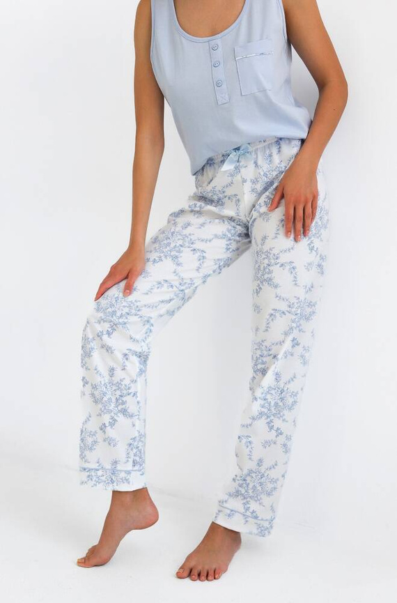 Arely Sensis Damen Schlafanzug - blau