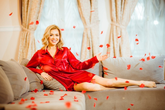 Carey Slip Nachthemd Kalimo - rot