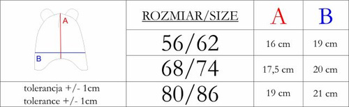 226266 Nicol HANIA Baby-Mütze Bär pudriger Rosa warme Ohrenklappenmütze