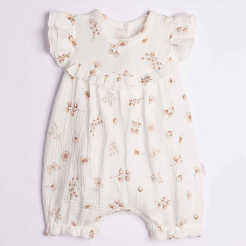 224220 Nicol Musselin Baby-Strampler mit Rüschen Luftig Sommer