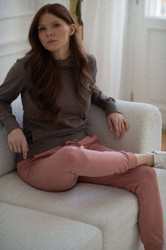 Umstands-Jogginghose mit Kräuterrose von Milk&Love