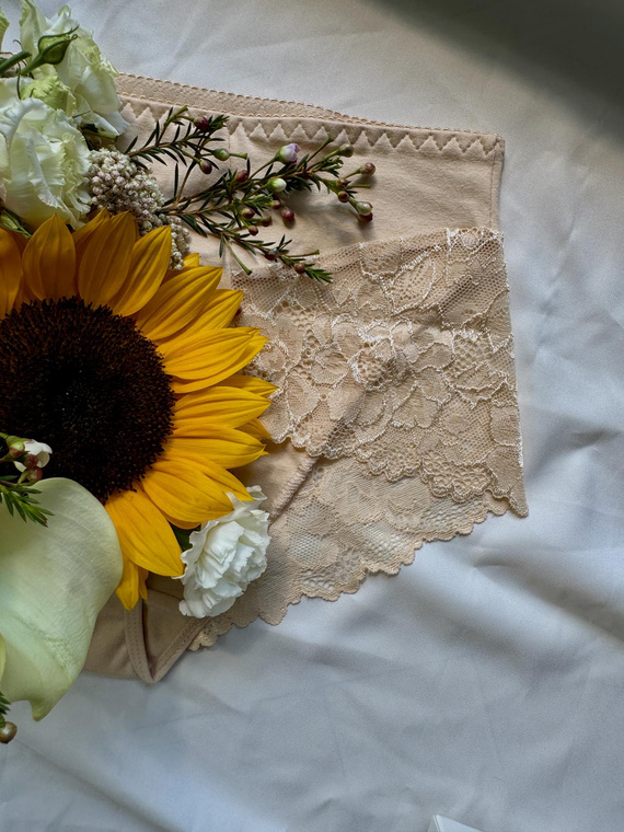 530 Iness Hochgeschlossener Slip De lafense - beige