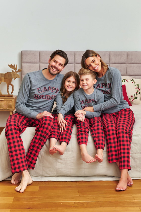 7345 Dunkelgrauer Doctor Nap Kinderpyjama – 100 % Baumwolle