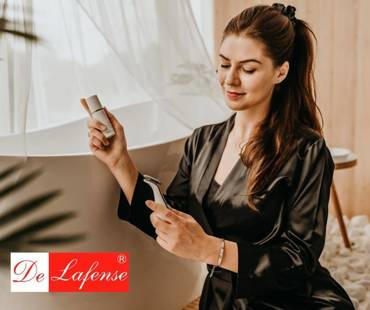 797 Klassischer Forex Damenbademantel - schwarz