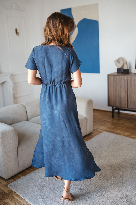 Milk & Love Lovely Dress Long Umstands- und Stillkleid in Dunkelblau