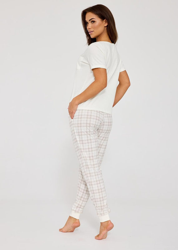 Damen Pyjama Cornette 730/341 Flow – Baumwoll Pyjama mit langer Hose