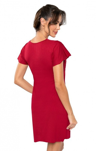 Luiza Donna Nachthemd – Burgunderrot