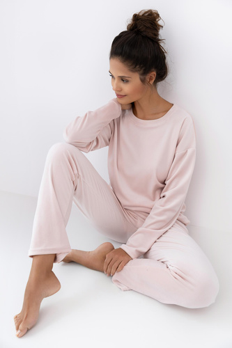 Harmony Homewear Sensis Velourspyjama – polnische Produktion, lange Ärmel und Hosen