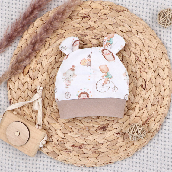 ABK-0049 4-teiliges Baby-Set Circus Nini aus Bio-Baumwolle
