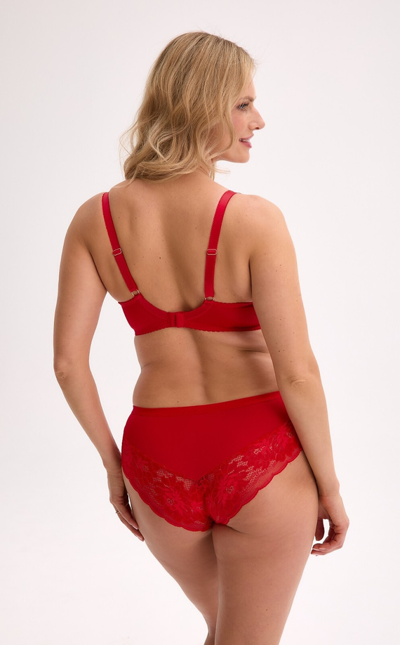 Gaia Damen-Höschen GFP 1324 Yasmine türkis - klassisch, aus Mikrofaser und besticktem Netz