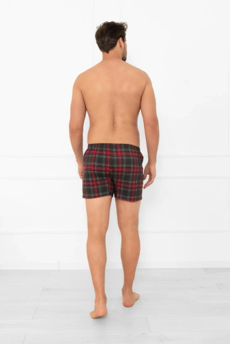 Rusoli Herren-Boxershorts im italienischen Stil – Baumwolle, kariert, klassisch