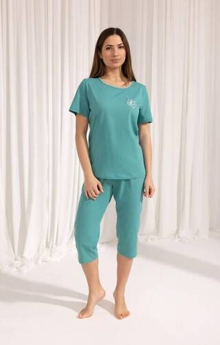 692 Regina Damenpyjama – grün