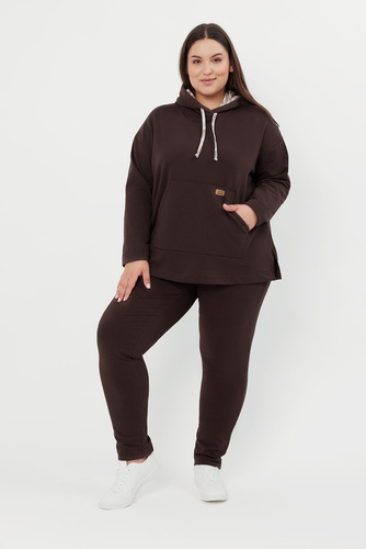 Lagos Damen-Kapuzenpulli Italian Fashion - braun 