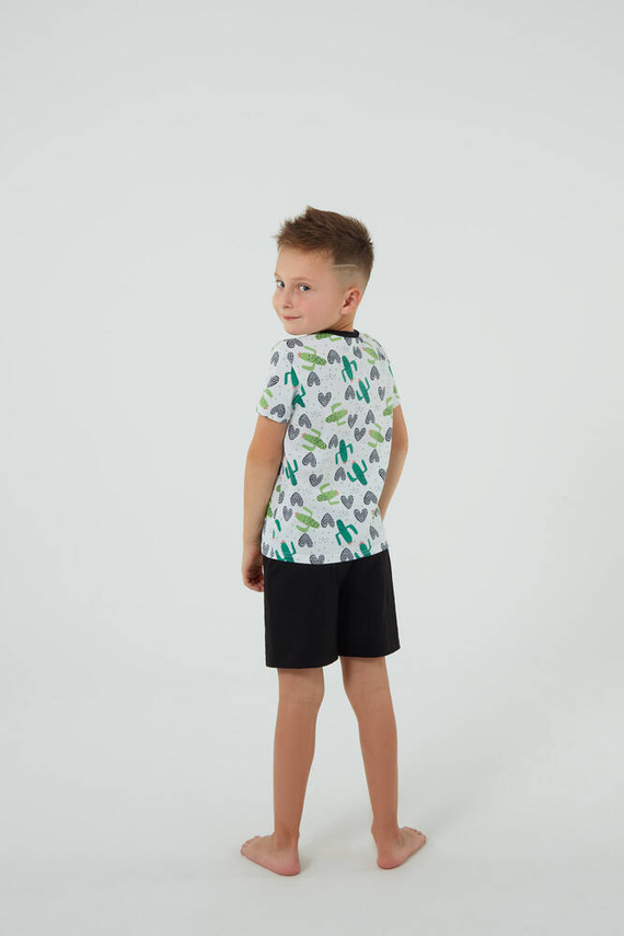 Picos Kinderschlafanzug Italian Fashion - Druck/Schwarz