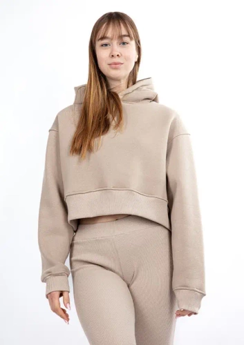 DK-K-B13 Dkaren Damen-Trainingsanzug-Set – Cappuccino