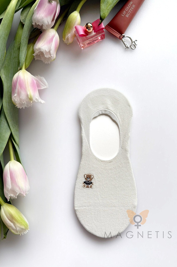 Magnetis YN-251132 – Damen Ballerina-Füßlinge aus Viskose mit Silikon