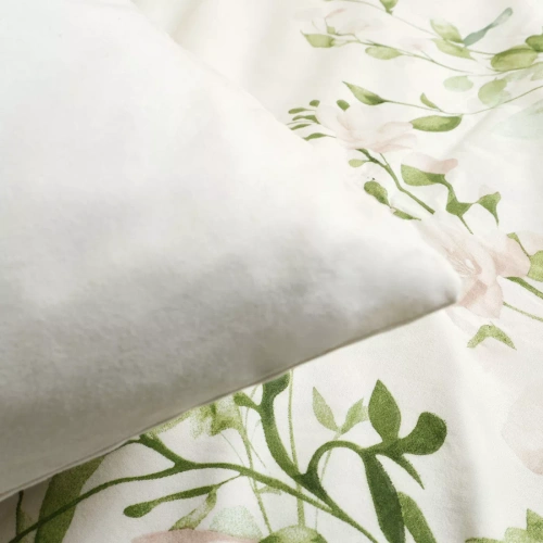 31513/1 Darymex Flanell-Bettwäsche, Beige, Löwenzahn – Set, 100 % Baumwolle, warm und weich