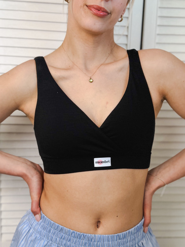 Milk&Love Mombri Klasyk wasserdichter Still-BH black