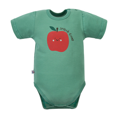 Baby Body Eevi Snack Time Kurzarm Baumwolle elastisch bequem