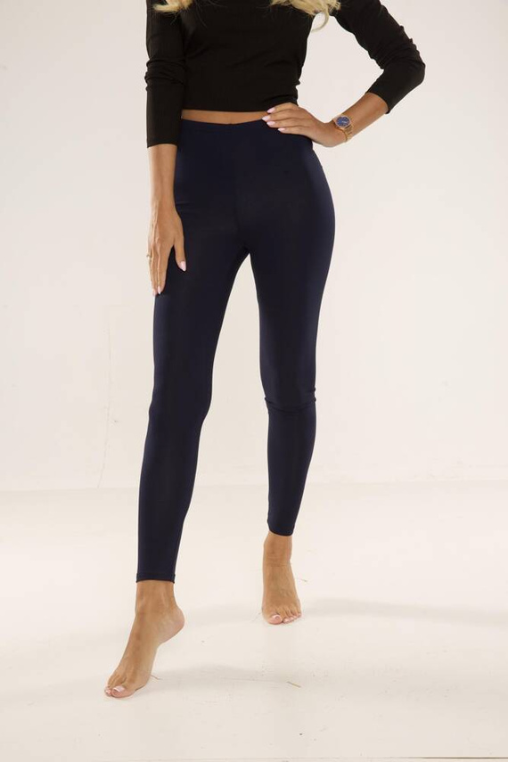 867 De Lafense lange Leggings - navy blau