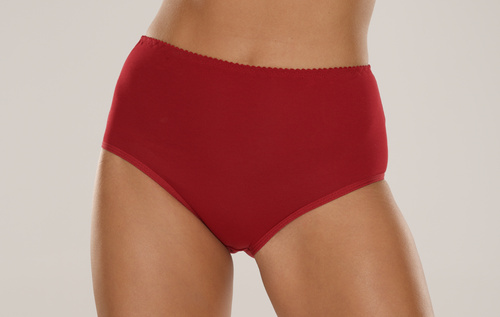 018 Sara Hochgeschlossener Slip De lafense - burgunderrot